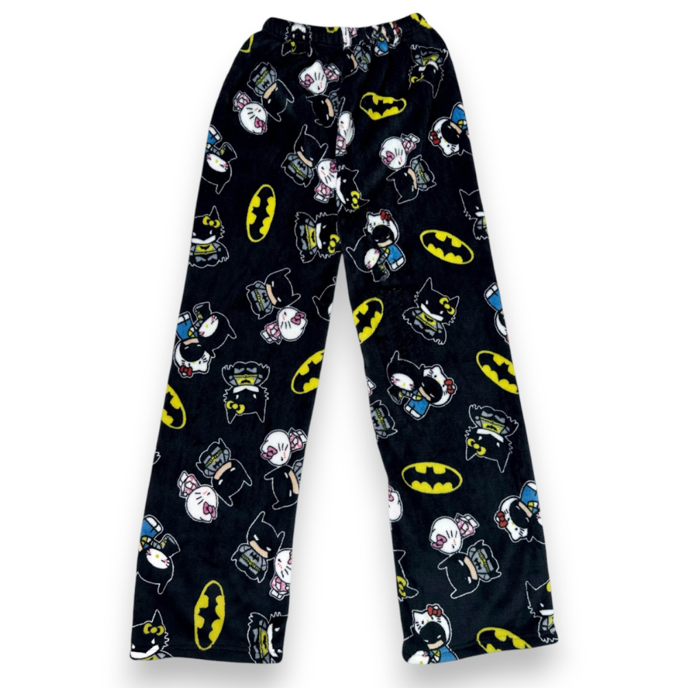 Batman X Hello Kitty Pyžamo Nohavice - Black/Čierne