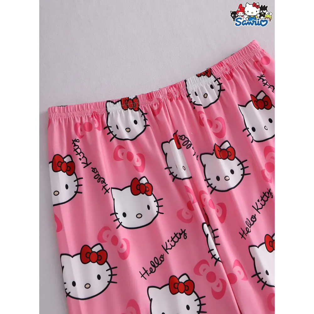 Hello Kitty Pyžamo Nohavice - Pink/Ružové