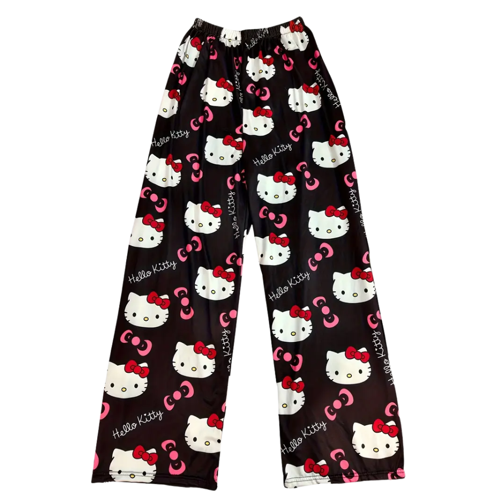 Hello Kitty Pyžamo Nohavice - Pink/Ružové
