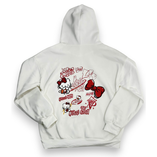 Hello Kitty Mikina Graphic Bílá
