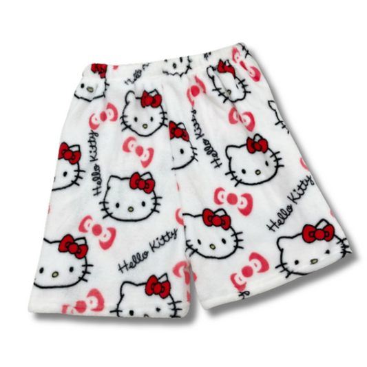 Hello Kitty Pyžamo Kraťasy - White/Bílé