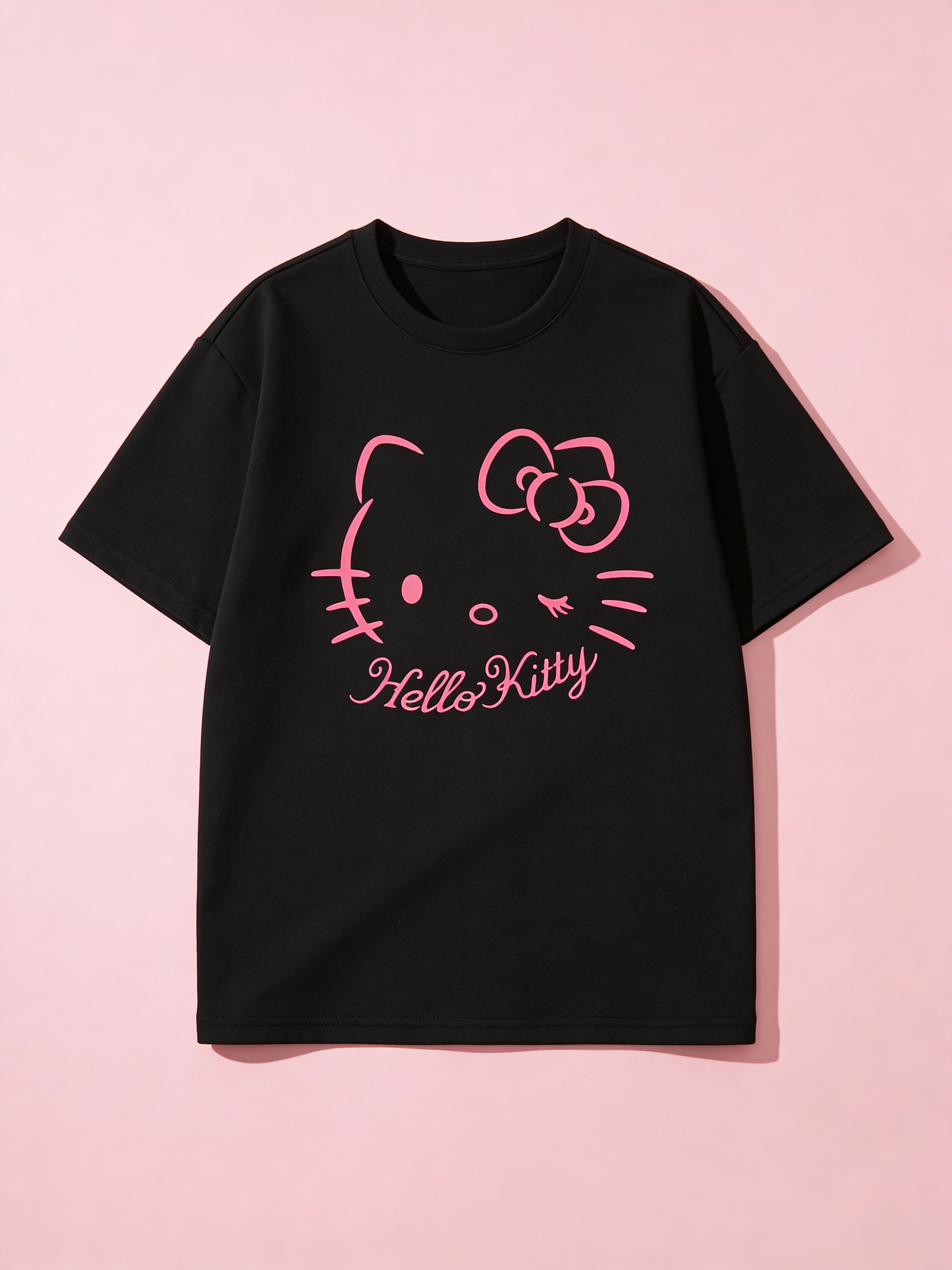 Hello Kitty Tričko - Black & Pink Edition