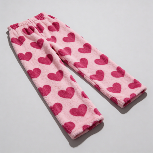 Valentínske Pyžamo nohavice – Pink / Ružové