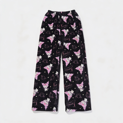 Kuromi Pyžamo nohavice – Black / Čierne