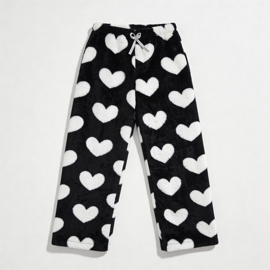 Valentínske Pyžamo nohavice – Black / Čierne