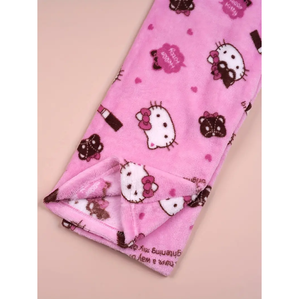 Hello Kitty Pyžamo Nohavice - Pink/Ružové