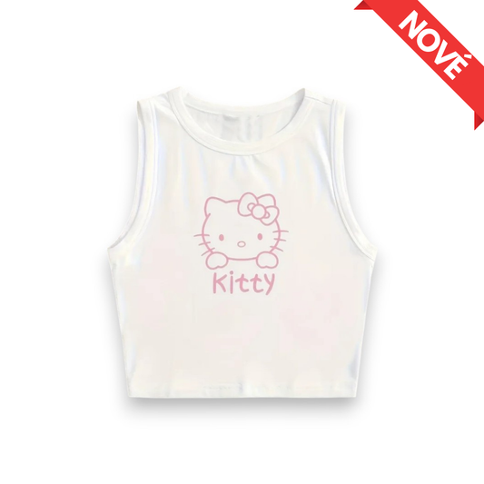 Hello Kitty Crop Top - Růžový