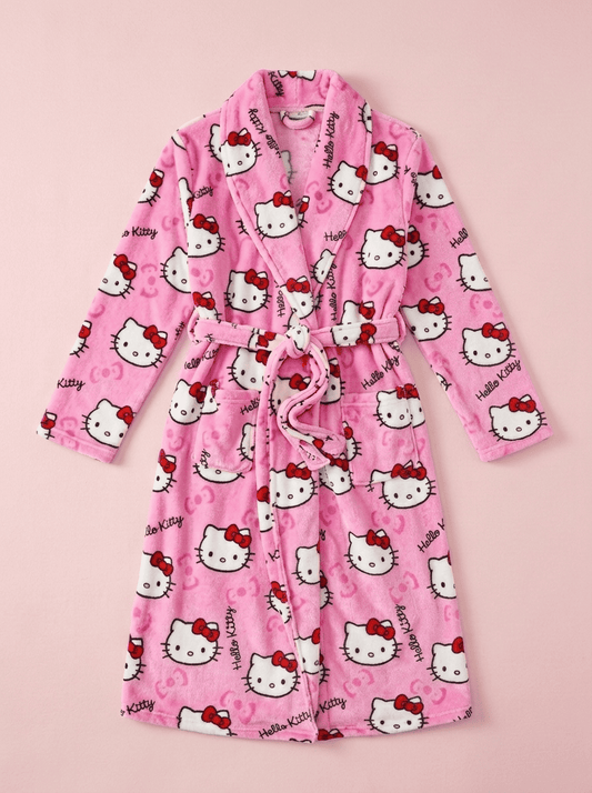 Hello Kitty ružový župan
