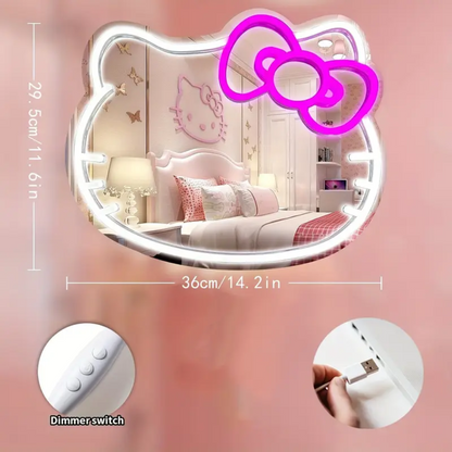 Hello Kitty LED Neon Zrcadlo