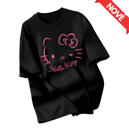 Hello Kitty Tričko - Black & Pink Edition