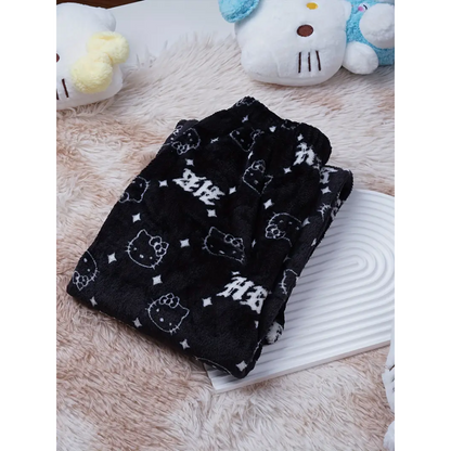 Hello Kitty Pyžamo Nohavice - Black/Čierne