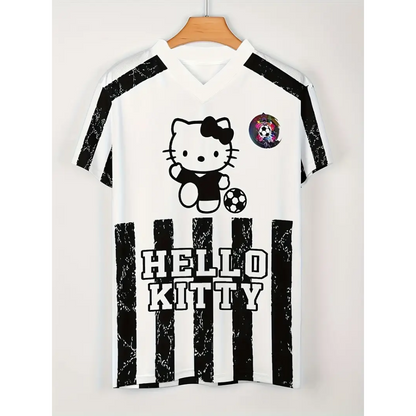 Hello Kitty Black and White Jersey