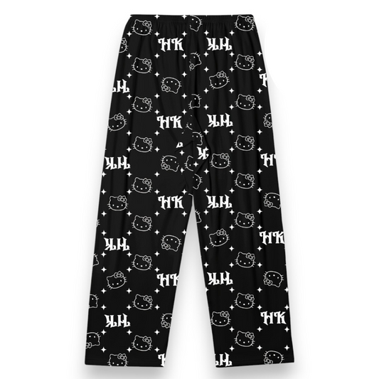 Hello Kitty Pyžamo Nohavice - Black/Čierne