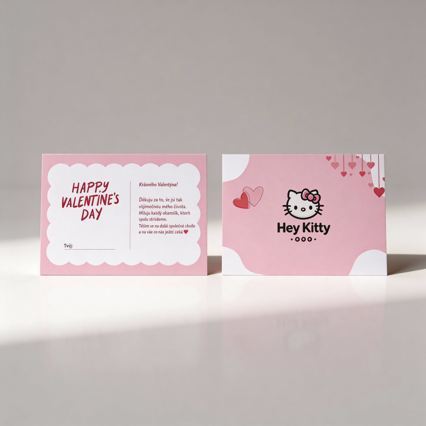 Valentýnská kartička
