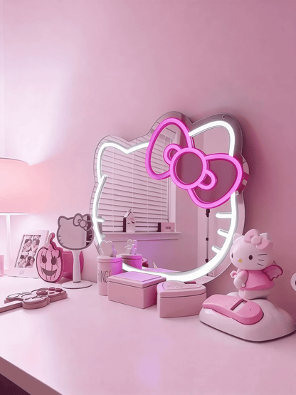 Hello Kitty LED Neon Zrcadlo