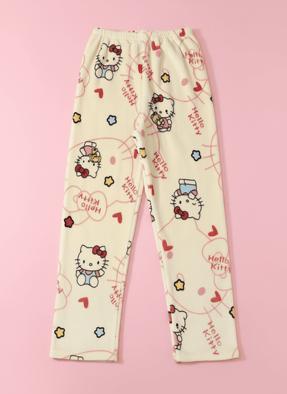 Hello Kitty Pyžamo Nohavice - Béžové/Beige
