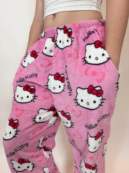 Hello Kitty Pyžamo Nohavice - Pink/Ružové