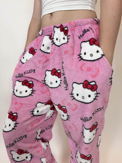 Hello Kitty Pyžamo Nohavice - Pink/Ružové